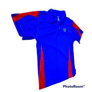 Florida Gators Polo Shirt Sz L Blue Orange Football Pro Edge Perforated …
